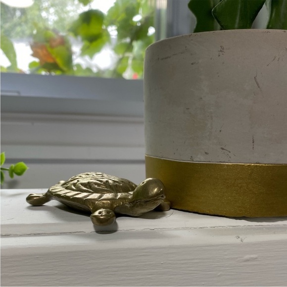 Decorative Brass Turtle - Picture 5 of 5